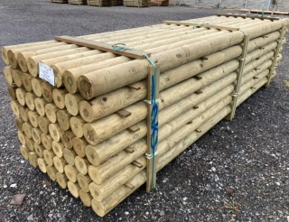 Palisáda 366cm ø12 sušená impregnovaná